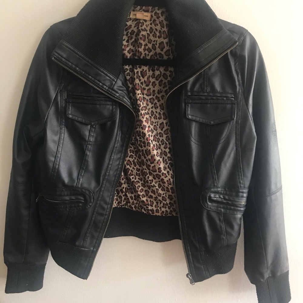 Black jean jacket